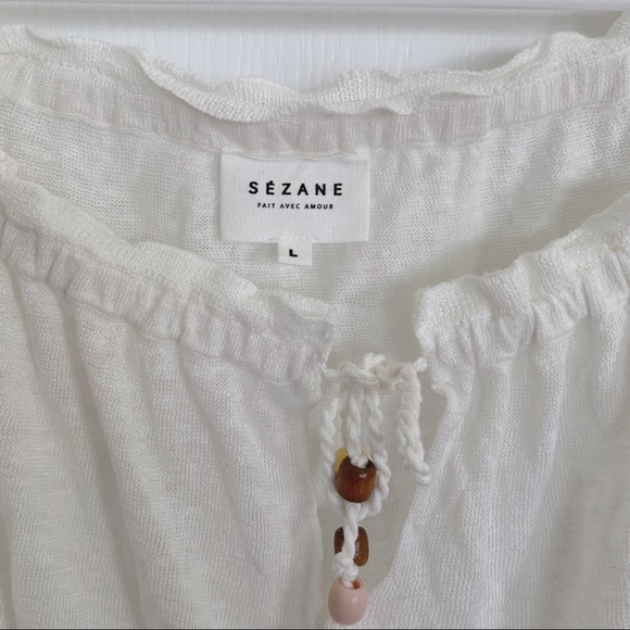 Sezane Dolores Knitwear Top L - Picture 5 of 6